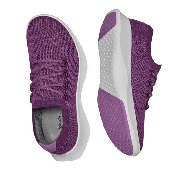 ALLBIRDS Women's Tree Dasher Running Shoes Size 8.5 In Alpha/Bright White - Picture 3 of 10